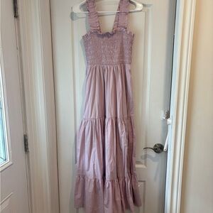 *SOLD* Abercrombie & Fitch Lilac Smocked Tiered Sundress